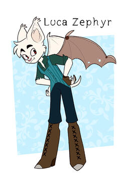 Luca Zephyr (OC designed By mimicmemimi)